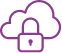 A lock with cloud icon